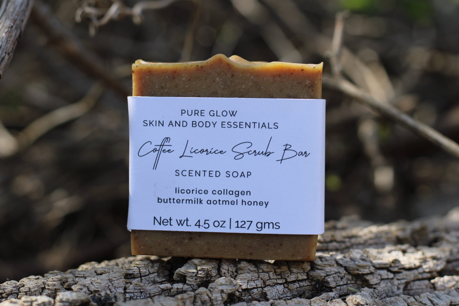 Coffee Licorice Scrub Bar
