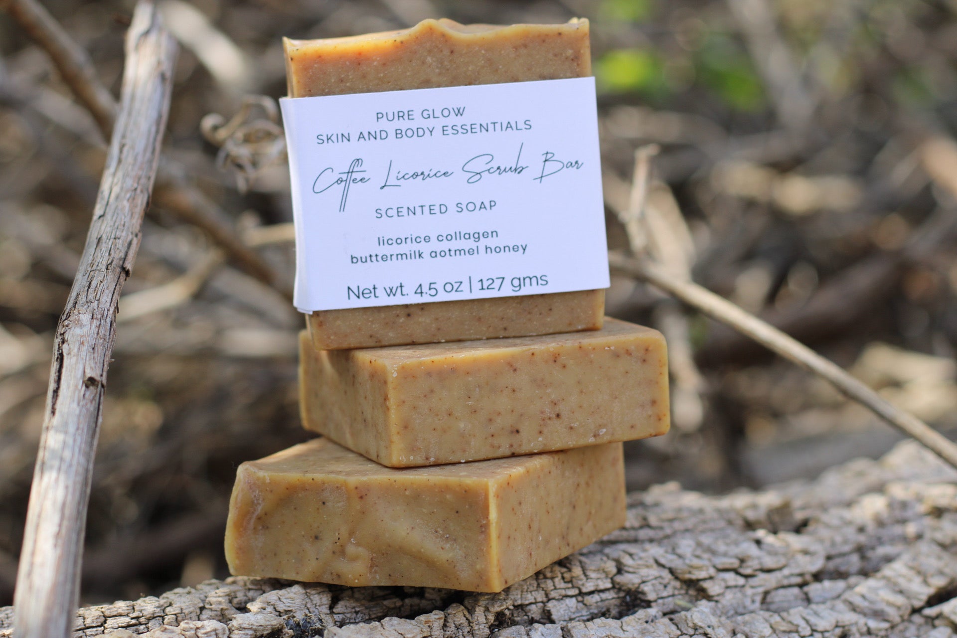 Coffee Licorice Scrub Bar